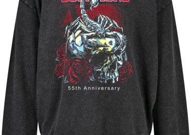 Oversized Premium Hoodie Scorpions 2 Rock Avenue Black - Rock Avenue - 