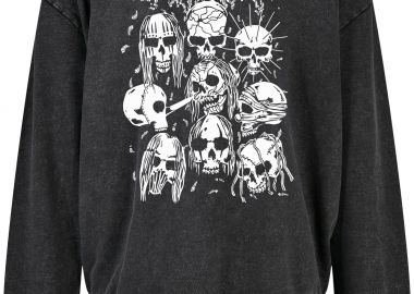 Oversized Premium Hoodie Slipknot Art Design2 Rock Avenue Black - Rock Avenue - 