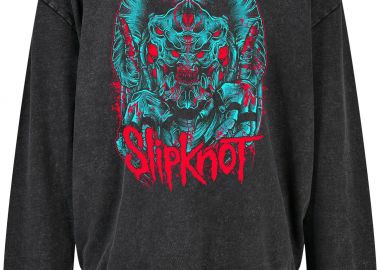 Oversized Premium Hoodie Slipknot Rock Avenue Black - Rock Avenue - 