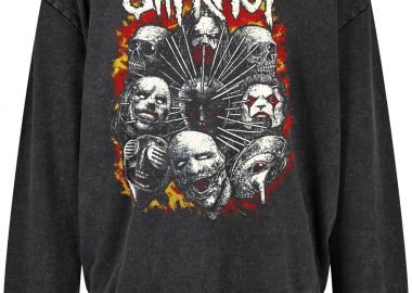 Oversized Premium Hoodie Slipknot2 Rock Avenue Black - Rock Avenue - 
