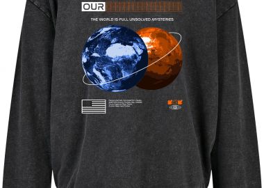 Oversized Premium Hoodie Space Pop Culture Black - Pop Culture - 