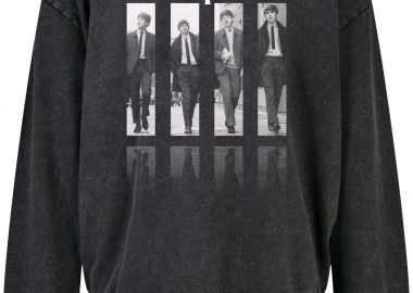 Oversized Premium Hoodie The Beatles 2 Rock Avenue Black - Rock Avenue - 