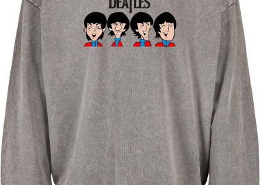 Oversized Premium Hoodie The Beatles Rock Avenue Asphalt - Rock Avenue - 