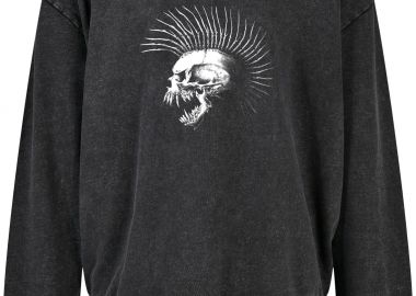 Oversized Premium Hoodie The Exploited 2 Rock Avenue Black - Rock Avenue - 