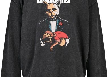 Oversized Premium Hoodie The Godfather Pop Culture Black - Pop Culture - 
