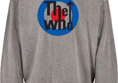 Oversized Premium Hoodie The Who Band Logo Art Rock Avenue Asphalt - Rock Avenue - 