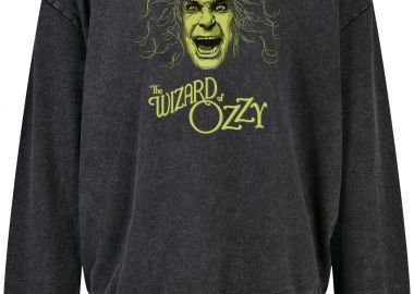 Oversized Premium Hoodie The Wizard Of Ozzy Rock Avenue Black - Rock Avenue - 