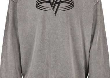 Oversized Premium Hoodie Van Halen Band Logo Design Rock Avenue Asphalt - Rock Avenue - 