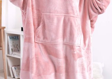 OVERSIZED ΡΟΖ ΜΠΛΟΥΖΑ ΚΟΥΒΕΡΤΑ- AKITA - fashionroom - 