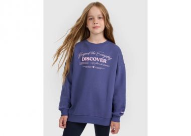 Oversized sweatshirt without a hood for girls 4F 4FJRAW25TSWSF242833S -  - 