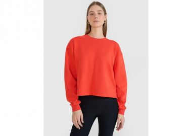 Oversized sweatshirt without a hood unzipped women's 4F 4FWSS25TSWSF154362S - 4f - 