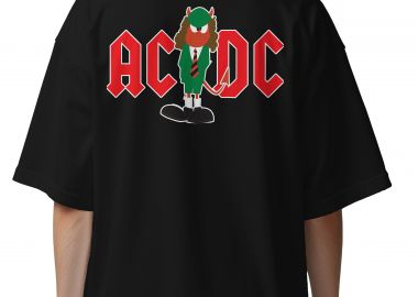 Oversized T-Shirt ACDC Art1 Rock Avenue Black - Rock Avenue - 
