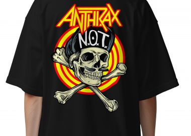 Oversized T-Shirt Anthrax Art2 Rock Avenue Black - Rock Avenue - 