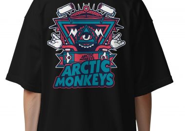 Oversized T-Shirt Arctic Monkeys Art1 Rock Avenue Black - Rock Avenue - 