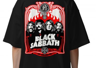 Oversized T-Shirt Black Sabbath Art Design1 Rock Avenue Black - Rock Avenue - 