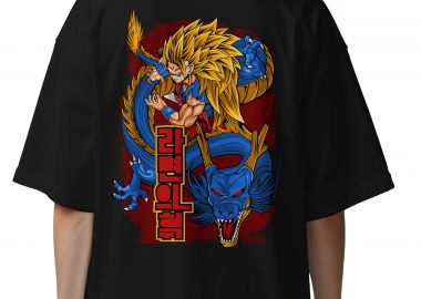 Oversized T-Shirt Dragon Ball Z Pop Culture Black - Pop Culture - 