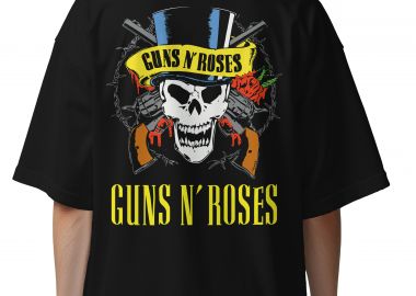Oversized T-Shirt Guns N Roses Art1 Rock Avenue Black - Rock Avenue - 