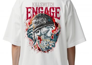 Oversized T-Shirt Killswitch Engage Rock Avenue White - Rock Avenue - 