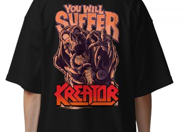 Oversized T-Shirt Kreator Rock Avenue Black - Rock Avenue - 