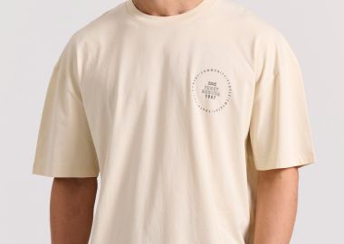 Oversized t-shirt με text artwork τύπωμα στην πλάτη - FUNKY BUDDHA - 