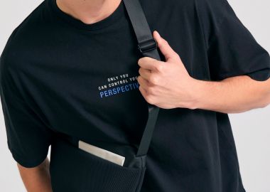 Oversized t-shirt με text artwork τύπωμα στην πλάτη - FUNKY BUDDHA - 