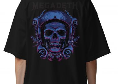 Oversized T-Shirt Megadeth Art2 Rock Avenue Black - Rock Avenue - 