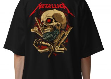 Oversized T-Shirt Metallica Art2 Rock Avenue Black - Rock Avenue - 