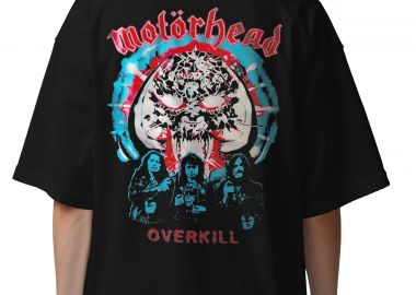 Oversized T-Shirt Motorhead Overkill Rock Avenue Black - Rock Avenue - 