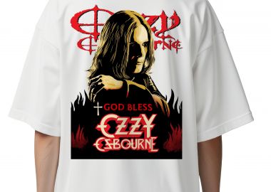 Oversized T-Shirt Ozzy Osbourne 1 Rock Avenue White - Rock Avenue - 