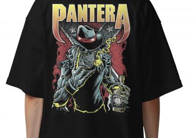 Oversized T-Shirt Pathera Rock Avenue Black - Rock Avenue - 