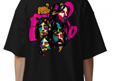 Oversized T-Shirt Pink Floyd 1 Rock Avenue Black - Rock Avenue - 
