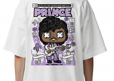 Oversized T-Shirt Prince Pop Culture White - Pop Culture - 