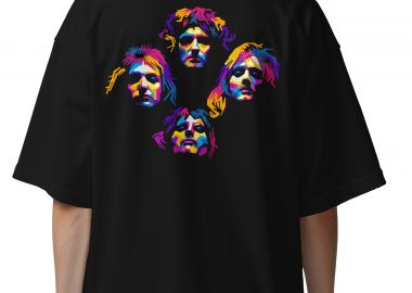 Oversized T-Shirt Queen Art3 Rock Avenue Black - Rock Avenue - 