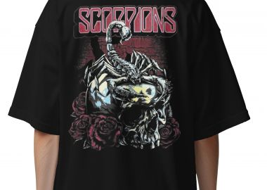 Oversized T-Shirt Scorpions 2 Rock Avenue Black - Rock Avenue - 