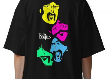 Oversized T-Shirt The Beatles 1 Rock Avenue Black - Rock Avenue - 