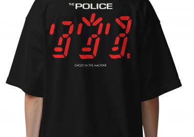 Oversized T-Shirt The Police Ghost In The Machine Rock Avenue Black - Rock Avenue - 