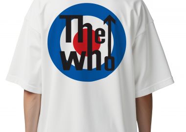 Oversized T-Shirt The Who Band Logo Art Rock Avenue White - Rock Avenue - 