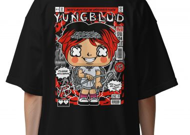 Oversized T-Shirt Yungblud Pop Culture Black - Pop Culture - 