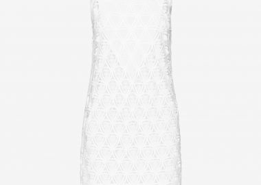 Oversized Tank Top-Dress in White - Cutcuutur - 