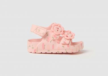 OVS βρεφικά σανδάλια για κορίτσια με all-over flower print - 002199130 Ροζ - OVS KIDS - 