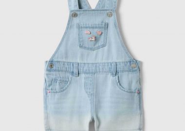 OVS βρεφική denim σαλοπέτα Regular Fit - 002561638 Denim Blue Ανοιχτό - OVS KIDS - 