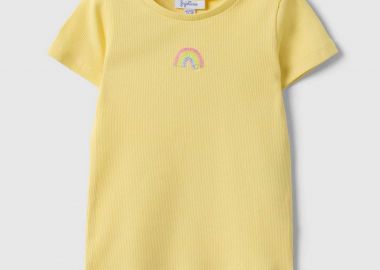 OVS βρεφική μπλούζα με print Regular Fit - 002649517 Κίτρινο - OVS KIDS - 