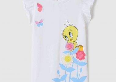 OVS βρεφική μπλούζα με Tweety print - 002364678 Λευκό - OVS KIDS - 