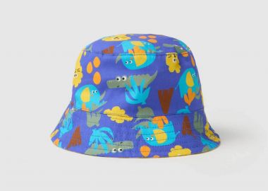 OVS βρεφικό καπέλο bucket με κέντημα animal - 002361636 Μπλε - OVS KIDS - 