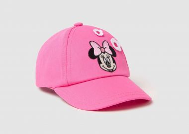 OVS βρεφικό καπέλο με κέντημα Minnie Mouse - 002268382 Ροζ - OVS KIDS - 