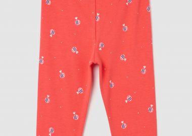 OVS βρεφικό κολάν με all-over print - 002269956 Κοραλί - OVS KIDS - 