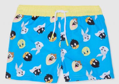 OVS βρεφικό μαγιό σορτς για αγόρια με Looney Tunes print - 002199257 Μπλε Ανοιχτό - OVS KIDS - 