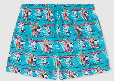 OVS βρεφικό μαγιό σορτς για αγόρια με Snoopy print - 002259042 Γαλάζιο - OVS KIDS - 
