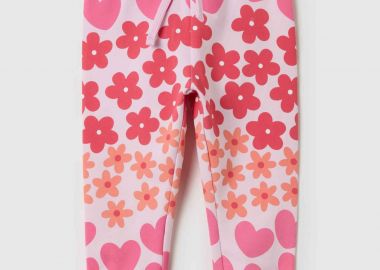 OVS βρεφικό παντελόνι φόρμας με print - 002191022 Ροζ - OVS KIDS - 