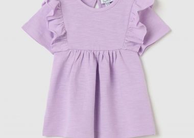 OVS βρεφικό T-shirt με βολάν - 002268795 Λιλά - OVS KIDS - 